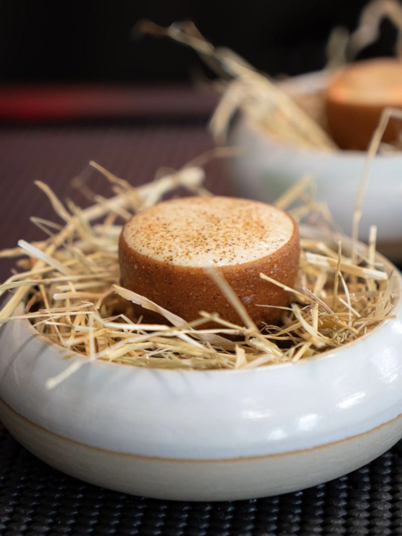 entrée au haut linage restaurant à penmarch