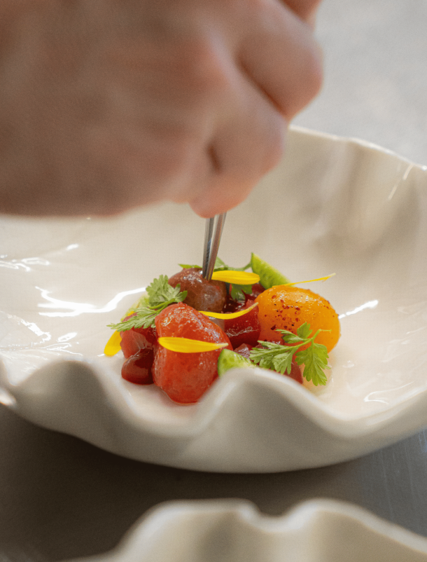 menus au haut linage restaurant à penmarch