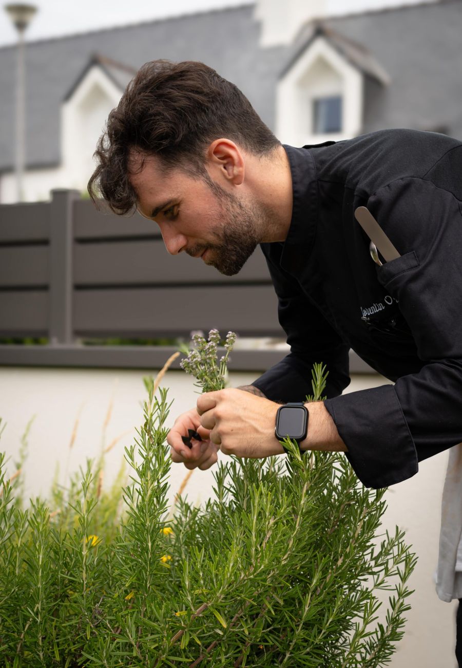corentin ogor chef au haut linage restaurant gastronomique à penmarch